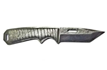 Image of Titan International Knives Damascus Full Tanto Tier Fixed Blade Knife, 8 inch, TDK-247
