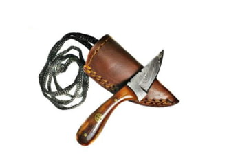 Image of Titan International Knives Damascus Steel Neck Knife, 8 inch, TDK-222