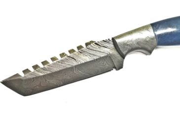 Image of Titan International Knives Damascus Steel Tanto Blade By Titan Death-Wish - Tactical Knife, 10.5in Overall TD-210