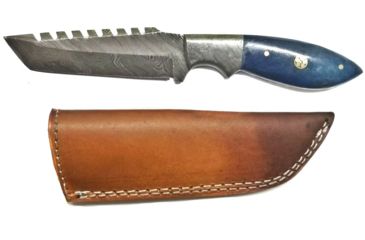 Image of Titan International Knives Damascus Steel Tanto Blade By Titan Death-Wish - Tactical Knife, 10.5in Overall TD-210