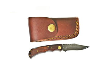 Image of Titan International Knives Damasucs TF-003 EDC Steel Folding Knife, 4.5 inch, TF-003