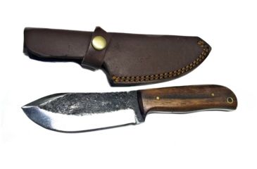 Image of Titan International Knives Hand Forged Custom Carbon Forged 4in Blade - Puma Skinner, Rose Wood Handle, 8in Overall TC-016