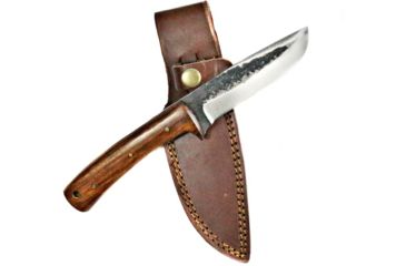 Image of Titan International Knives Hand Forged Hunting-Utility Knife w/ Custom Carbon 4in Blade, Rose Wood Handle, 7.8in Overall TC-011