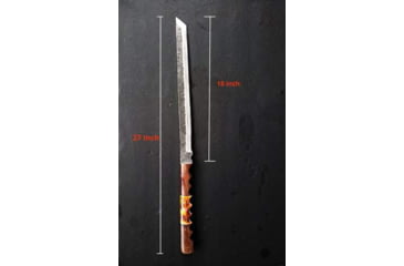 Image of Titan International Knives High Carbon Steel Katana Style Sword w/ Genuine Leather Sheath, 27 inch, TCK-39