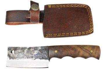 Image of Titan International Knives Mini Clever w/ Forged Scales, Rosewood Grip, 4in Blade, 8in Overall TC-004