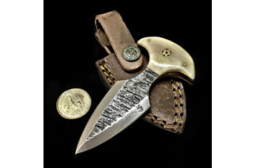 Image of Titan International Knives Push Dagger Knife, 2.5in, Carbon Steel, Dagger, Camel Bone, TCK-50