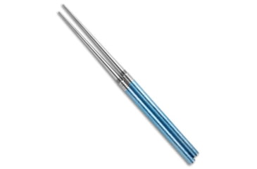 Image of Titaner Titanium Sushi Chopsticks, Blue Handle, Blue/Gray, 8.50 inch, BHQ-105968
