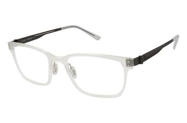 Image of TLG NU030 Progressive Prescription Eyeglasses - Frame CARBON CLEAR, Size 51/20mm LYNU03003