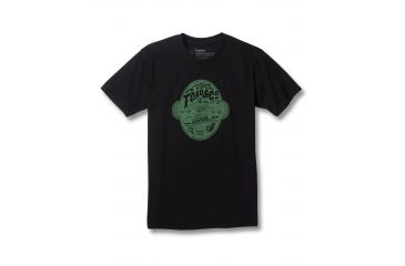 Image of Toad&amp;Co Brewed For Adventure Mens Short Sleeve Graphic Tee, Black, Large T2002800-100-L