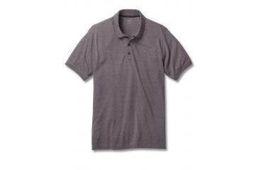 Image of Toad&amp;Co Caddywood Men's Short Sleeve Polo, Smoke, Large T2002806-259-L