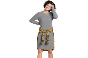 Image of Toad&amp;Co Lakeview Sweater Dress - Womens, Heather Grey, Extra Large, T1781904-111-XL