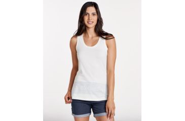 Image of Toad&amp;Co Lean Layering Womens Tank, Egret Border Print, Extra Small T1111500-122-XS
