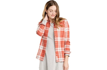 Image of Toad&amp;Co Lightfoot Long Sleeve Shirt - Women's, Hot Sauce, Large, T1251503-621-L