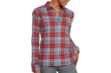 Image of Toad&amp;Co Lightfoot Long Sleeve Shirt - Women's-Sanguine Red-Small