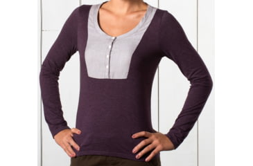 Image of Toad&amp;Co Merger Henley - Women's-Dark Plum-X-Small