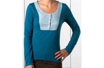 Image of Toad&amp;Co Merger Henley - Women's-Moroccan Blue-X-Small