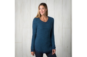 Image of Toad&amp;Co Merino Eclair Sweater - Womens-Deep Navy-Large