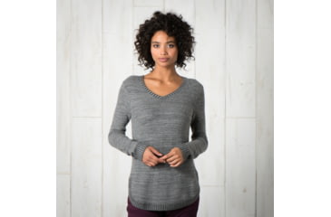 Image of Toad&amp;Co Merino Eclair Sweater - Womens-Heather Gray-X-Small