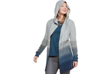 Image of Toad&amp;Co Merino Heartfelt Hoodie - Women's-Heather Grey-Medium