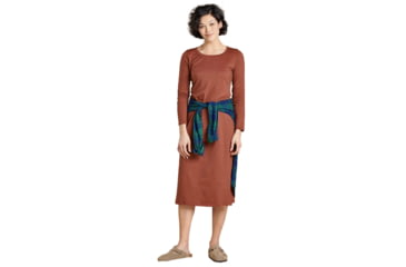 Image of Toad&amp;Co Montclair Midi Dress - Womens, Paprika, Large, T1781905-843-L