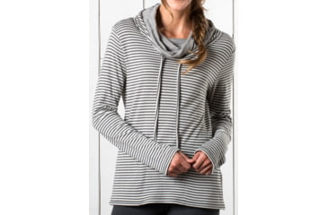 Image of Toad&amp;Co Profundo Pullover - Women's-Dark Smoke Stripe-X-Small