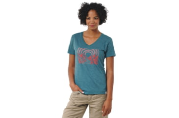 Image of Toad&amp;Co Sunstream Tee - Women's-Deep Blue Green-X-Small