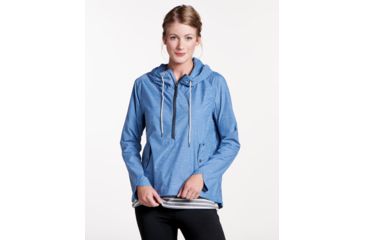 Image of Toad&amp;Co Totem Womens Anorak, Bright Indigo, Large, T1542802-402-L