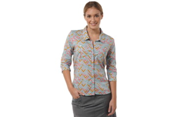 Image of Toad&amp;Co Willowy Long Sleeve Shirt - Women's-Quarry Print-X-Small