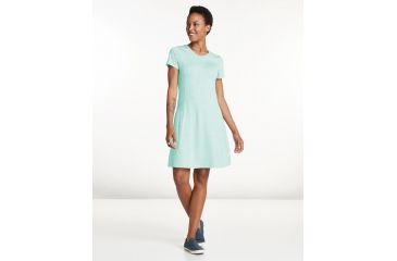 Image of Toad&amp;Co Windmere Short Sleeve Dress, Aquifer, Large, T1772802-400-L