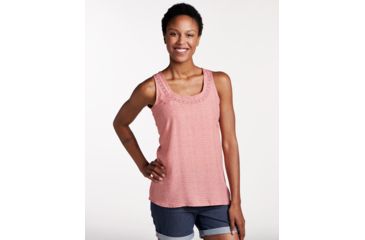 Image of Toad&amp;Co Windsong Sleeveless Women's Tank, Guava Diamond Print, Large T1212801-653-L