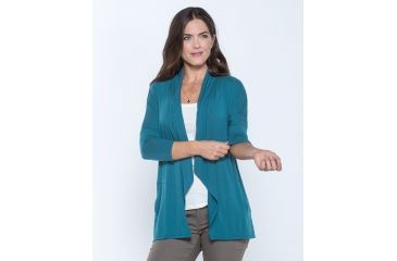 Image of Toad&amp;Co Wisper Women's Cardie, Deepwater, Large T1082802-421-L