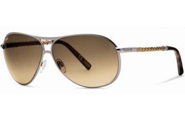 Image of Tod's TO0008 Sunglasses - Shiny Light Ruthenium Frame Color