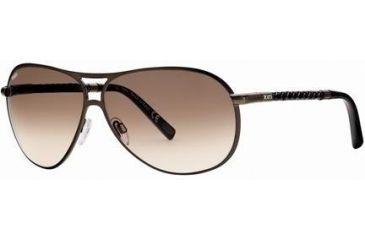 Image of Tod's TO0008 Sunglasses - Shiny Dark Brown Frame Color