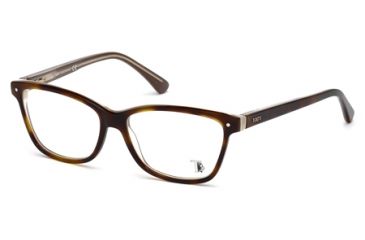 Image of Tod's TO5085 Eyeglass Frames - Havana Frame Color