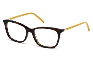 Image of Tod's TO5110 Eyeglass Frames - Dark Havana Frame Color