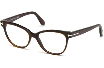 Image of Tom Ford FT5291 Eyeglass Frames - Dark Havana Frame Color, Dark Havana Lens Color