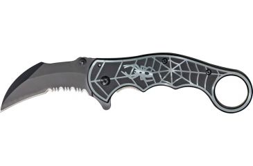 Image of Tomahawk Spider Linerlock Silver Folder Knife XL1515