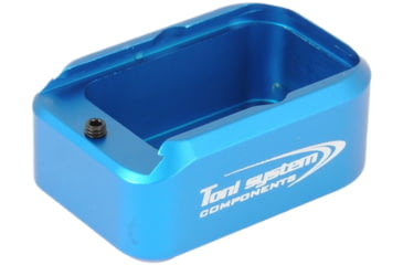 Image of Toni System +2 Rounds Standard Pad Magazine Extension for Glock, Blue, 2, PADGLST-BL