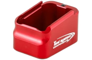 Image of Toni System +3 Rounds Pad Magazine Extension for CZ Tactical Sport, Red, 3, PADCZTS141-RE