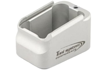 Image of Toni System +3 Rounds Pad Magazine Extension for CZ Tactical Sport, Silver, 3, PADCZTS141-SI