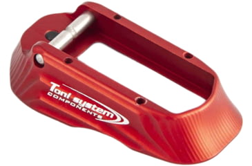 Image of Toni System Aluminum Magwell for Vibram Grips for 1911, Red, MV1911-RE
