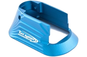 Image of Toni System Aluminum Standard Magwell for Tanfoglio Small Frame, Blue, MTSUS-BL