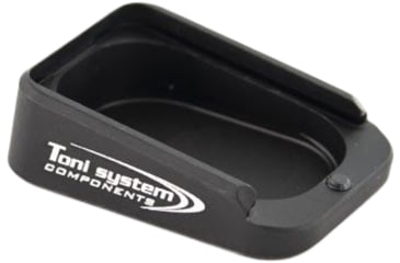 Image of Toni System Base Pad +1 Round for CZ 75 Ts Orange/Czechmate/Ts 2 In Aluminum, Black, 1, PADCZTS1-BK