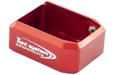 Image of Toni System Base Pad +2 Rounds for S&amp;W MP9 for Magwell, Red, 2, PAD2MP9M-RE