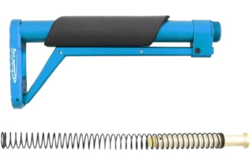 Image of Toni System Fixed Stock 9In - Buffer Spring Included, Blue, CF9AR15-BL