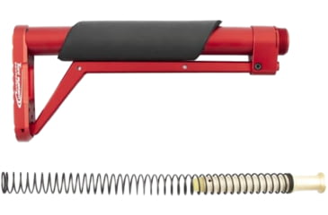 Image of Toni System Fixed Stock 9In - Buffer Spring Included, Red, CF9AR15-RE
