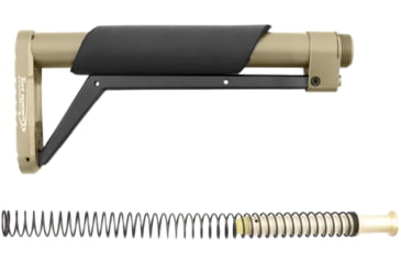 Image of Toni System Fixed Stock 9In - Buffer Spring Included, Sand, CF9AR15-SA