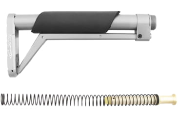 Image of Toni System Fixed Stock 9In - Buffer Spring Included, Silver, CF9AR15-SI