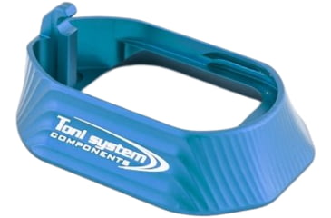 Image of Toni System Magwell for Walther Q5 Match Steel Frame Sf, Blue, MWQ5M-BL