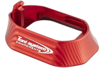 Image of Toni System Magwell for Walther Q5 Match Steel Frame Sf, Red, MWQ5M-RE